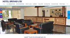 Desktop Screenshot of hotelbrovad.com