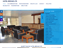 Tablet Screenshot of hotelbrovad.com